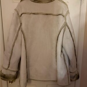 Women's White Shearling Jacket